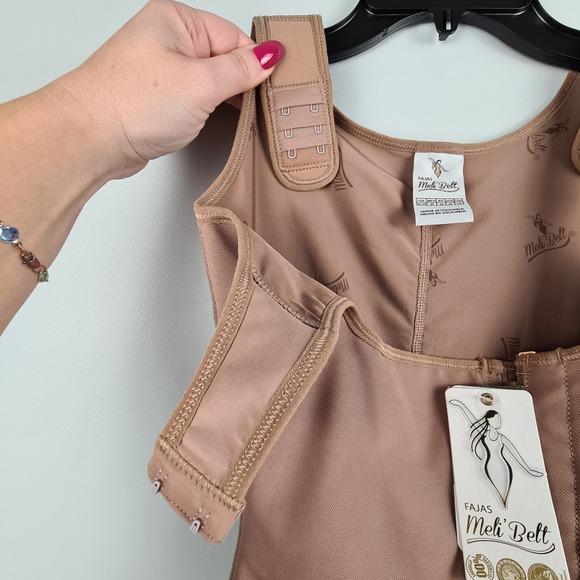 Fajas Melibelt 2016 Post Surgery Body Suit‎ Size M Cocoa Girdle Lycra Shapewear - Picture 8 of 14